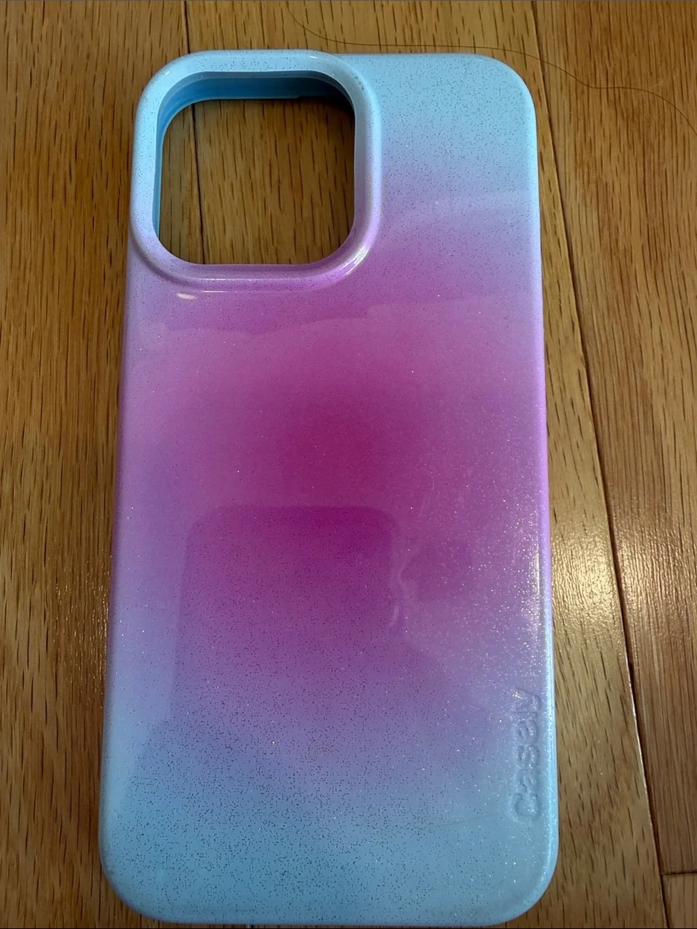 Glitter Gradient Pink & Light Blue Phone Case - Slim Protective Cover